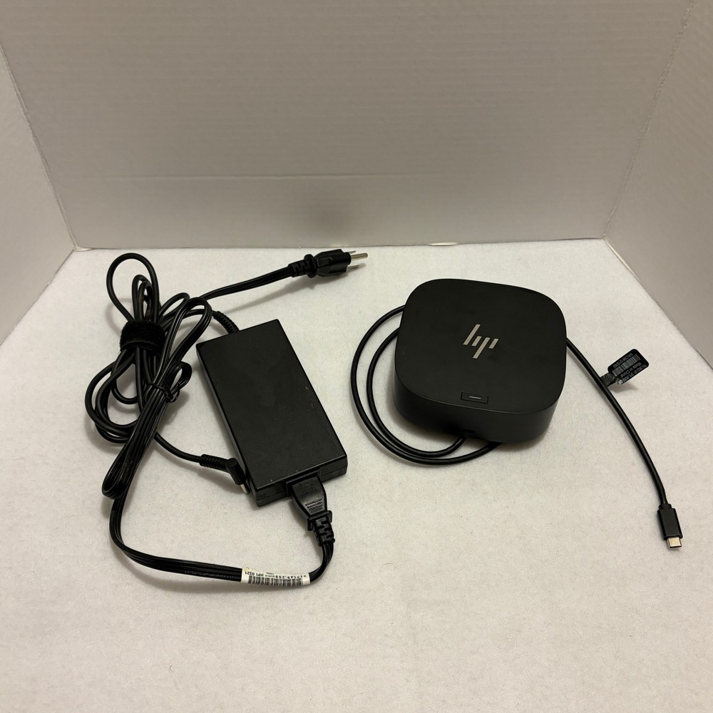 HP USB-C Dock G5 Docking Station 5TW10UT#ABA HSN-IX02 with 120W Power Adapter